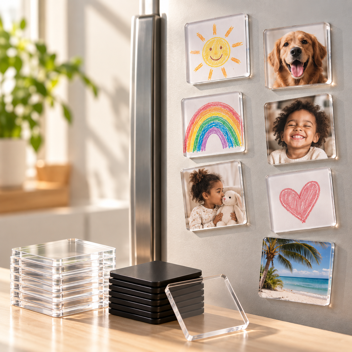 DIY Acrylic Fridge Magnet Set