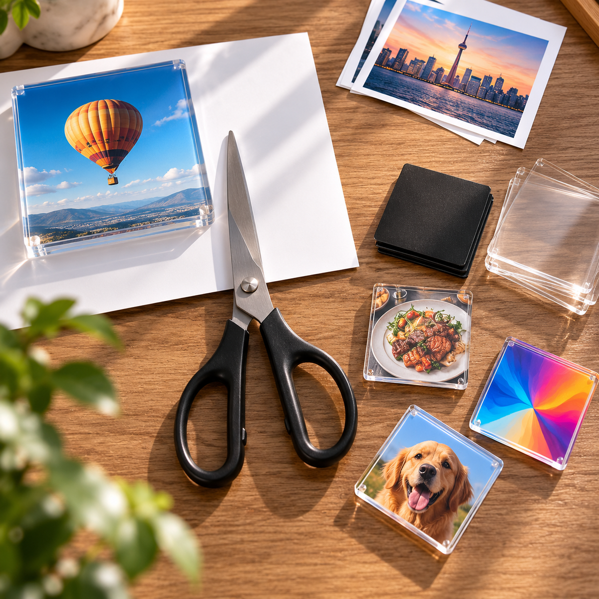 DIY Acrylic Fridge Magnet Set